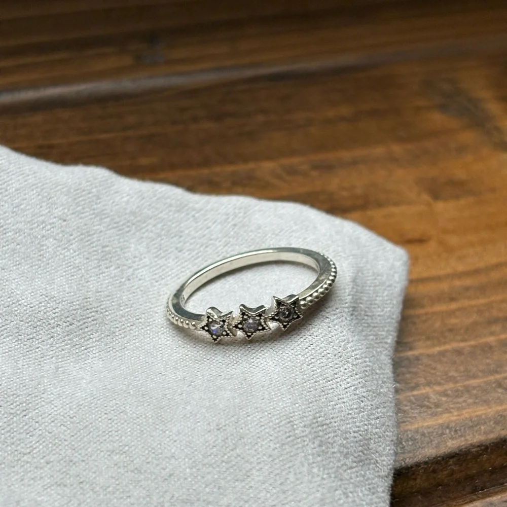 Pandora Celestial Stars Ring in Sterling Silver - Picture 3 of 7